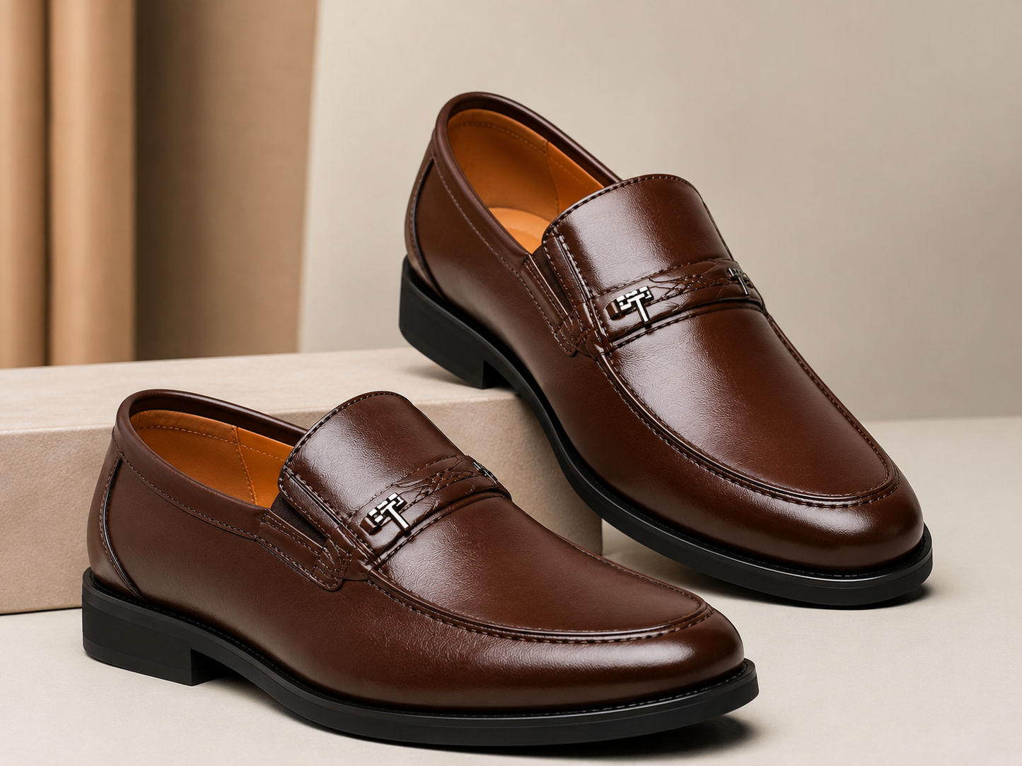 Omaressential Premium Men's Slip-On Casual Loafers - Soft Sole Comfort Shoes for Men