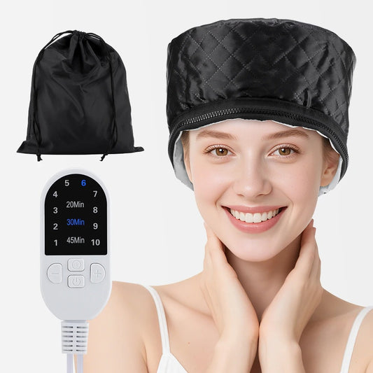 Omaressential SilkSteam Hair Therapy Cap for Salon-Quality Hair Spa at Home